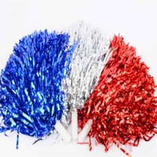 응원수술 1P 운동회응원도구 응원수술빨강 치어리더응원수술 치어리더응원수술블루, 1개, 스틱