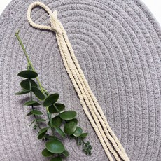 CRB 002 탐나요 순면 가방 끈 로프 손잡이 파우치, 1개, 3mm