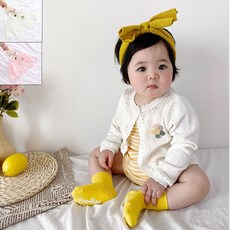 * * 블링래빗 봄 가을 여름 플라워 니트 가디건 간절기 여아 상의 자매룩 촬영복 캐쥬얼룩 일상복
