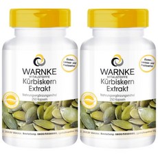 Warnke Vitalstoffe 워른케 호박씨 추출물 500mg 비타민E 250캡슐 2팩