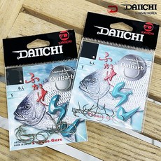 다이치 후카세 구레 벵에돔 등침 바늘 바다낚시바늘, 1개, 15개입