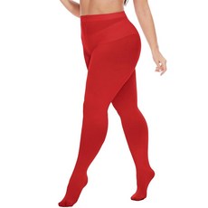 CITY 시티stl 여성용 불투명 플러스 사이즈 빅사이즈타이츠 80 덴 블랙 컨트롤 탑 타이츠 단색 부드러운 극세사(XL-6XL) 블랙.