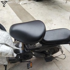 H嚴選好物電動車坐墊防雨罩自行車坐套防曬防水耐磨雙麵套皮革四季通用座墊, 通用型高彈力雙面前座套+後坐, 1個