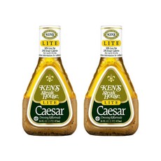 켄스 스테이크 하우스 라이트 시저 드레싱 (16 액량 온스 (2개 팩)) 켄스 스테이크 하우스 라이트 시저 드레싱 (16 액량 온스 (2개 팩)), 1개, 473.18ml, 473ml