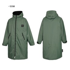 MYSTIC Explore 2025 船潛外套 防風保暖 內刷毛毛巾衣 潛水釣魚衝浪適用, 石灰綠L/XL