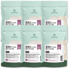 포센스 올리고당 분말 인도 100% 사탕수수 추출 가루 프락토올리고당 순도 96% 유산균 먹이 장 속 건강, 6개, 500g