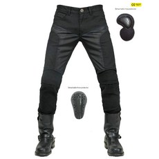 摩託車牛仔褲男 夏季網眼透氣機車褲 上下可調護膝防摔賽車褲