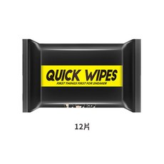 快速去污 擦鞋神器, 1個, 運動鞋濕巾-12片裝