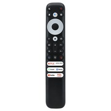 TCL LED 용 새로운 원격 제어 교체 RC902V FMR4 4K 스마트 TV 40S330 32S330 43S434 50S434 55S434 65S434 70S430, 검은색