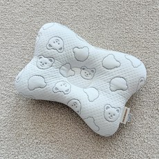 달콤베이비 듀라론 에어매쉬-짱구베개, 1개, 그레이