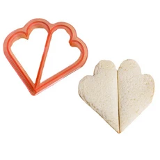 어린이 샌드위치 커터 빵 금형 점심 DIY 도시락 상자 액세서리 식품 절단 다이 비스킷, 05 Love