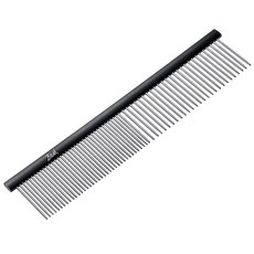 밤돌이네 반려동물 듀얼 콤 브러쉬, 블랙 - 19X4cm, 1개