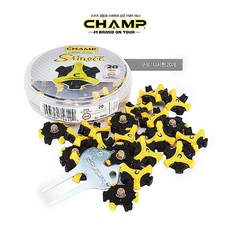 챔프 골프화징 스팅거 스파이크 나사 20개 교체 렌치 VPW1F878F, 비닐벌크포장