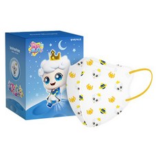 티히히 캐치티니핑 S5 일회용마스크 소형S 유아동용, 25개입, 1개, 왕자핑