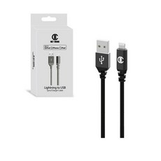 아이폰 MFI 인증 정품 usb 8핀 아이폰 고속 충전 케이블, 1개, 블랙, 2m 1개, 블랙, 2m