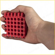 【XF】紅色理綫梳束綫梳理器網綫梳理器理綫器理綫排機櫃理綫開髮式模塊, 橫5孔*豎1 孔,紅色 9mm孔徑 矩陣排列用於567類網