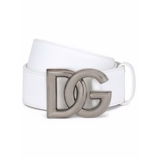 돌체앤가바나 DG 로고 가죽 벨트