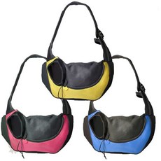 강아지 이동 슬링백 크로스 메신저 가방 소형견 외출 산책 이동 편리 통풍 메쉬, 1개, 상세페이지 참조