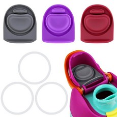 ZUGHXMS Owala FreeSip 680.4g(24온스) 946.4ml(32온스)용 고무 병 O 씰 링 3개 및 교체 스토퍼 3개 실리콘 상단 뚜껑 입구 개스킷 캡 플러, 완벽한 씰 세트 3개, 3가지 색상 세트 7