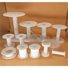 桃園發運 塑膠管空白線軸 織帶花邊收線盤 10個裝塑膠線軸 漁線軸彈力線軸 線繞線軸, 1個, 150個起下標請聯繫客服，量大可優惠