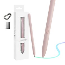 삼성 갤럭시탭 S11 S10Lite S6Lite S7 S7FE S7+ S8 S8+ S8울트라 S6Lite S펜 펜슬 호환, 1개, 핑크(교체형), 펜촉교체 가능 1개, 핑크(교체형), 펜촉교체 가능