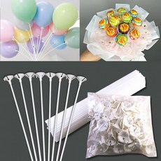 풍선 컵스틱 세트 (500세트) 풍선막대 풍선대 풍선컵 풍선스틱 사탕부케 생일파티, 풍선컵+스틱500세트, 풍선컵+스틱 500세트
