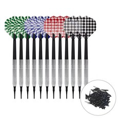 전자다트 게임기 가정용 점수판 다트핀 세트, 보급형 다트핀(12개) + 다트팁(100개), 1개