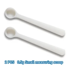 계량스푼 2 PCS 측정 숟가락 흰색 약물 농약 안전 정확한 1 숟가락은 1g 분말 기타 0.1g 0.25g 0.5g, [10] 0.5g