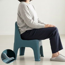 [이너프812] 등받이 욕실 의자 높은 목욕탕 화장실 샤워 스툴 미끄럼방지, 레드