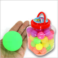 과학놀이 야광 탱탱볼 (대) 얌체볼 형광 고무공 공놀이_낱개1개, 야광탱탱볼(대형)낱개1개, 1개