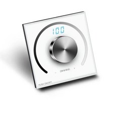 단색 패널 노브 조광기 밝기 조정 스위치 디밍 컨트롤러 스트립 리모컨, 1개