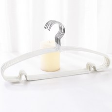 라상몰 코팅 논슬립 옷걸이, 화이트, 20개