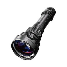 電筒王 NITECORE P40 2000流明 2900米 遠射LEP手電筒 雙光源 泛光 自適應巡航 直覺三按鍵, 1個, P40 遠射LEP手電筒, Black