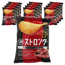 KOIKEYA 湖池屋 強力薩拉米&粗磨黑胡椒, 12個, 52g
