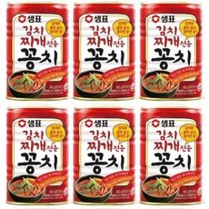 샘표 김치찌개용 꽁치, 6개, 400g
