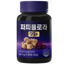 대용량 파피플로라 99+ 식약청 100% haccp 인증, 1개, 60정