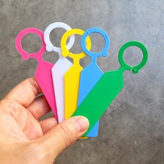 네임택 걸이형 화분 나무이름표 20개, 핑크20P