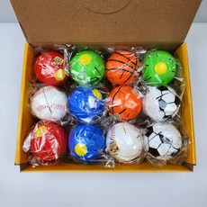 [무료배송/당일배송] 스포츠 볼 LED 점핑 플랫볼 원반 바운스볼 [엘리빅마켓], 12개, 랜덤