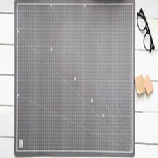 올마 커팅매트 A2 회색 책상고무판