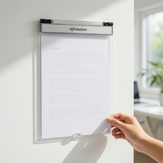라포픽1 A4 안내보드 메모홀더