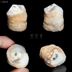 白瑪瑙晶簇拋光柱1130-1 10號 Druzy Agate 有助睡眠安穩、辟邪保平安, 1個, 1130-4