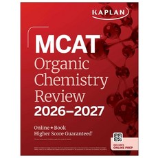 (英文圖書)MCAT Organic Chemistry Review 2026-2027: Online + Book 平裝版, Kaplan Publishing, 英文
