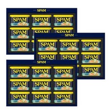 [셀러허브][CJ제일제당] 스팸 마일드 8호 선물세트 스팸 마일드 200g 9캔 x 3박스 (S28815569), 3개