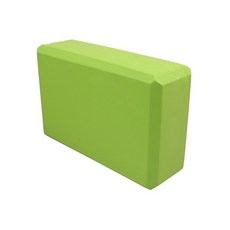 1/2PCS EVA 요가 블록 벽돌 스포츠 운동 체육관 폼 운동 스트레칭 보조 바디 쉐이핑 건강 훈련 피트니스 벽돌, 녹색, 1개