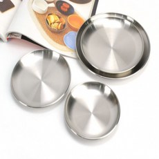 스텐접시 스텐샐러드볼 스텐그릇 어린이간식접시, 04. 스텐이중파스타접시(KSS) 350