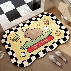 디어코지 빨아쓰는 카피바라 규조토 발매트, 악어와 카피바라