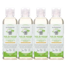 [2+2] 알파노바 베베 마사지 오일, 4개, 100ml