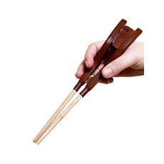 환자 교정 보조 수저세트 어르신 요양원 장애인 노인 커피색 젓가락 1쌍 2세트, 커피색 젓가락 1쌍 2세트 보관함