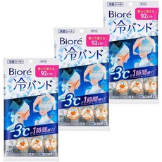 비오레 냉각시트 길게 감싸는 초대형 땀티슈 92cm x 3펙세트 (3개입), 1개