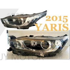 》傑暘國際車身部品《全新 YARIS 2014 2015 14 15 年 原廠型 魚眼 大燈 頭燈 2800, 1個, 右邊(副駕駛座)